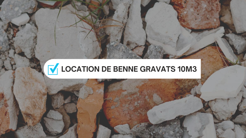 Location de Benne à Gravats 10m3  Avignon