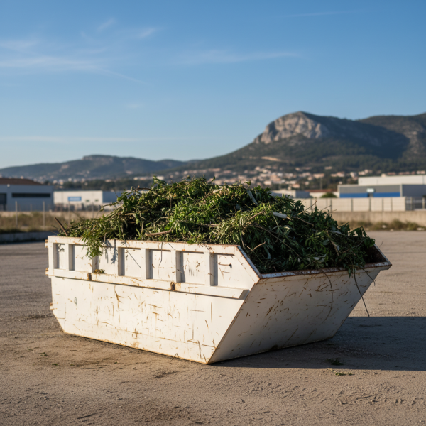 Devis de location de benne à végétaux de 10m3 pour les paysagistes à Marseille vers la Valentine : collecte de vos branchages