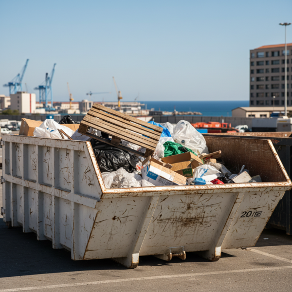 Prix location benne DIB de 20m3 pour les entreprises à Marseille vers la Joliette : transfert sécurisé de matériaux vers le centre